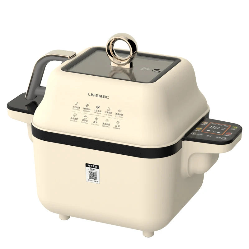 Smart Kitchen Robot with Automatic Stir-Fry Rotation