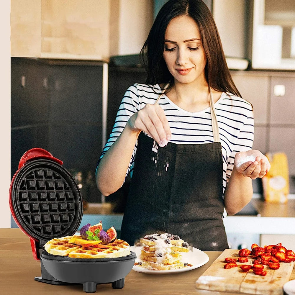 Mini Electric Non-Stick Waffle Maker