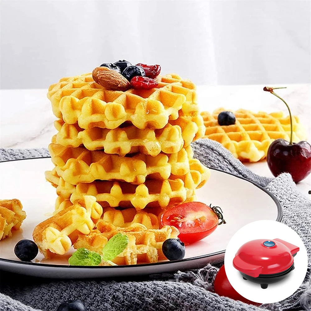 Mini Electric Non-Stick Waffle Maker