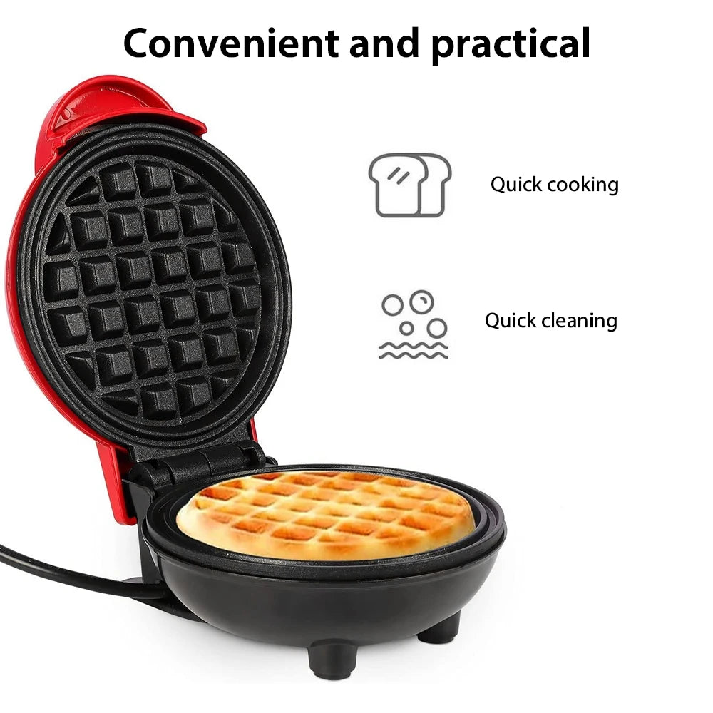 Mini Electric Non-Stick Waffle Maker