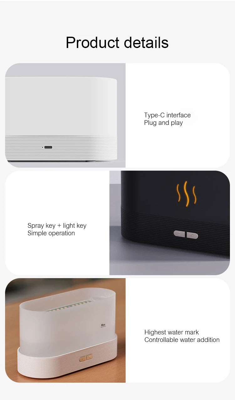Ultrasonic Aroma Diffuser & Cool Mist Humidifier