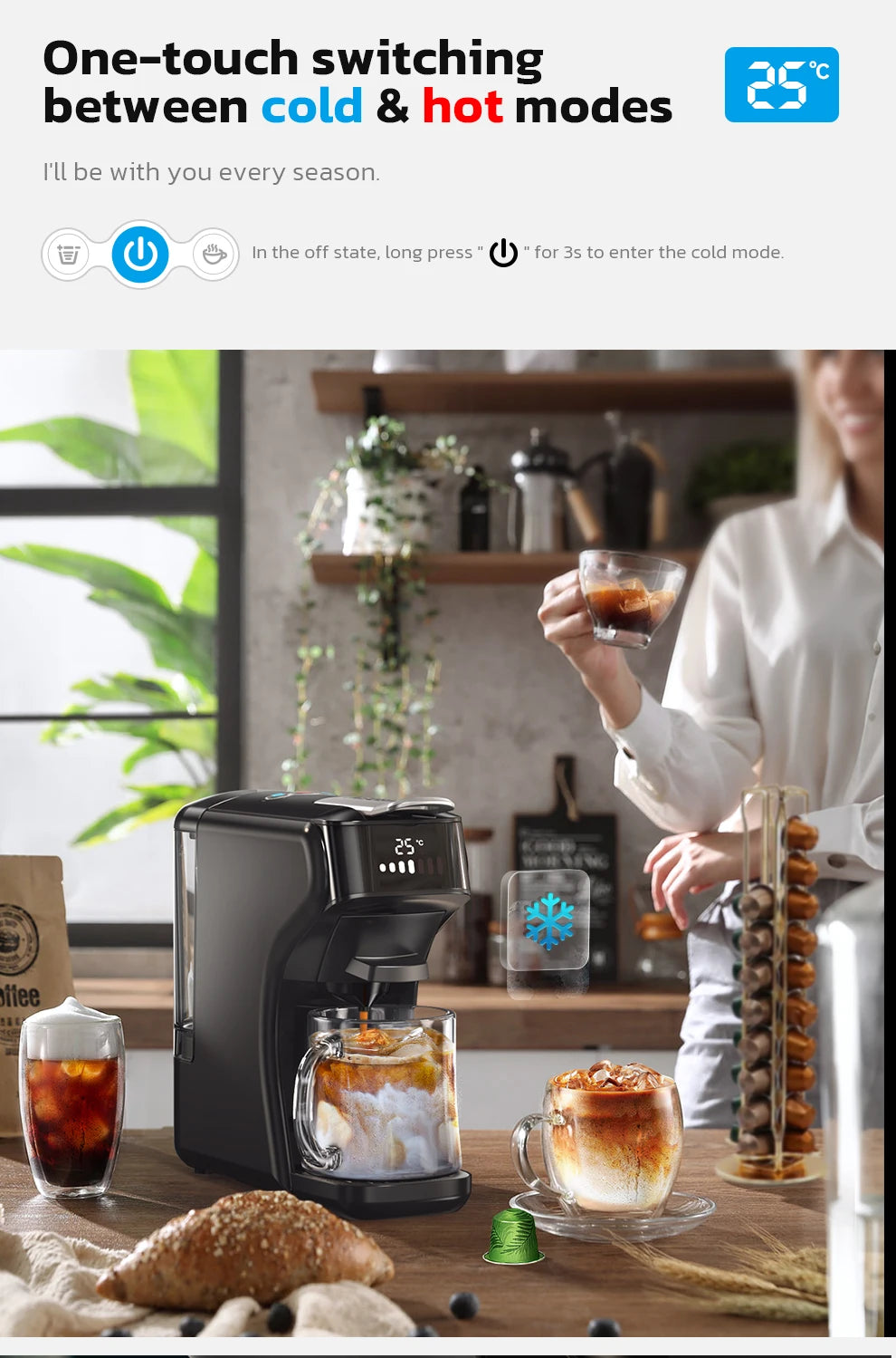 6-in-1 Multifunctional Coffee Maker