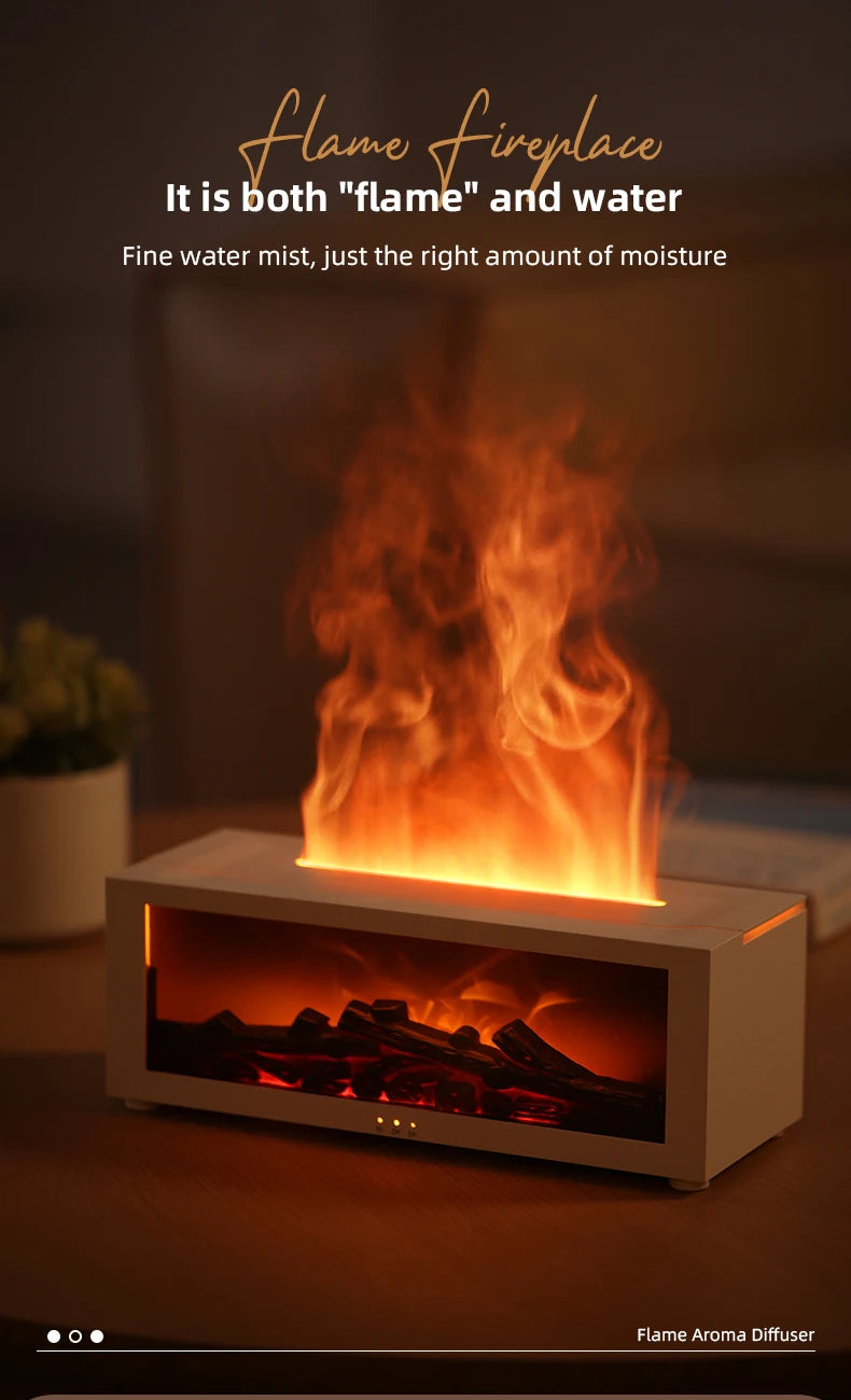 Fireplace Humidifier & Essential Oil Diffuser