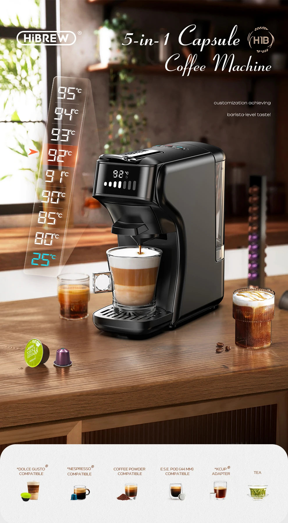 6-in-1 Multifunctional Coffee Maker