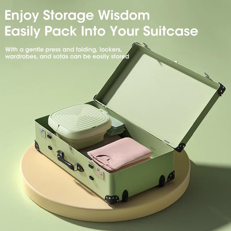 Mini Folding Washing Machine with Dryer for Travel & Dorm