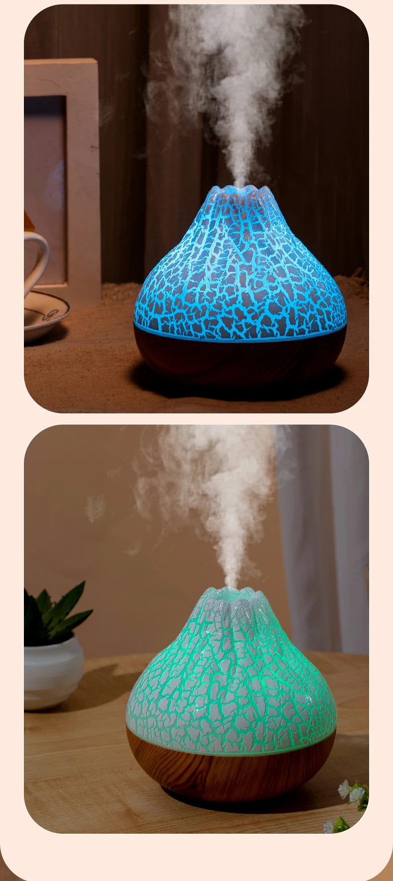 Volcano USB Air Humidifier with LED
