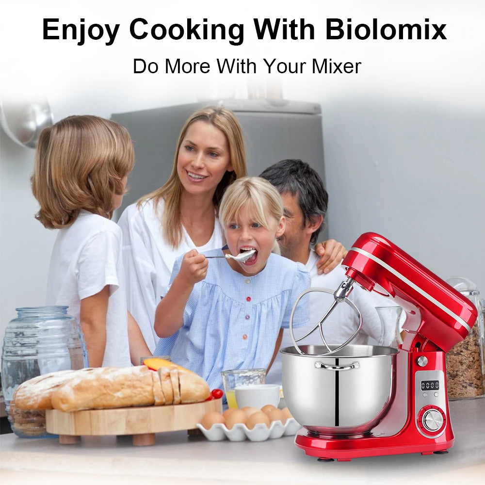 BioloMix 6L Stainless Steel Stand Mixer