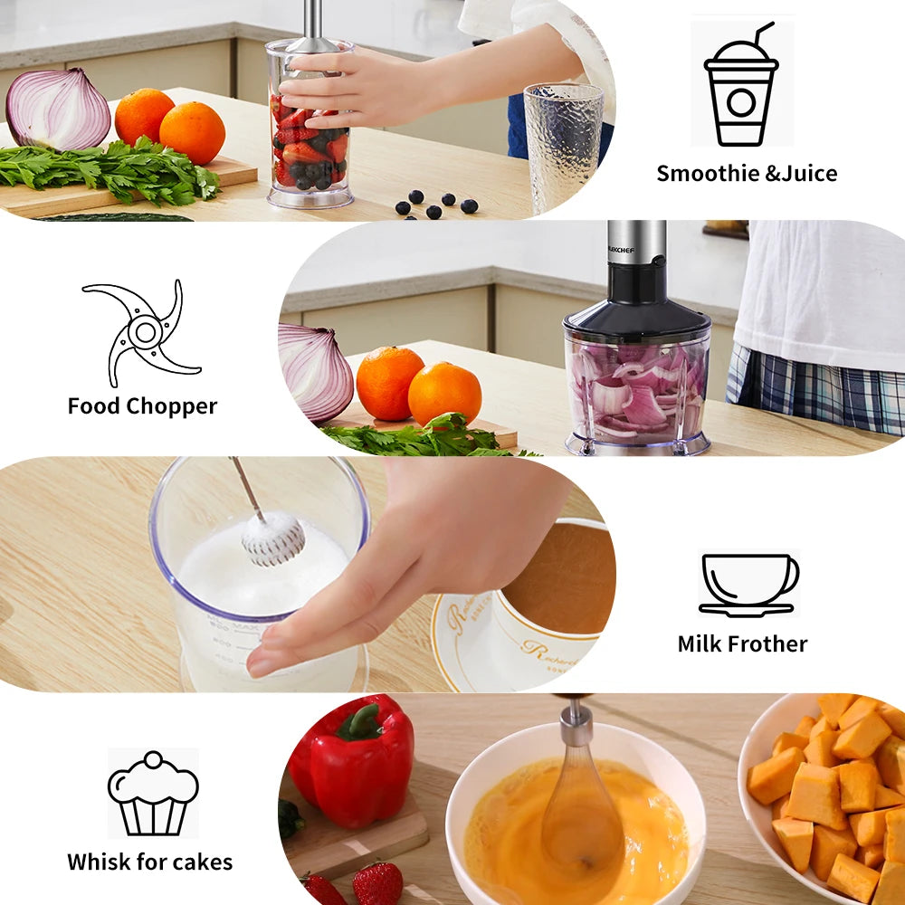 BioloMix 5-in-1 Hand Blender Set
