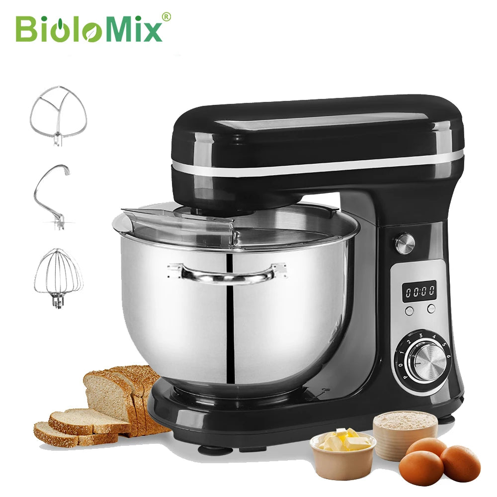 BioloMix 6L Stainless Steel Stand Mixer