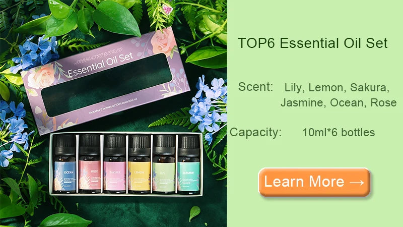 Ultrasonic Aroma Diffuser & Cool Mist Humidifier