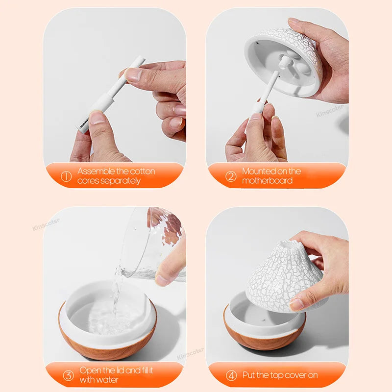 Volcano USB Air Humidifier with LED