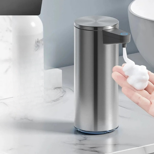 tainless Steel Soap Dispenser, Contactless Wall-Mounted