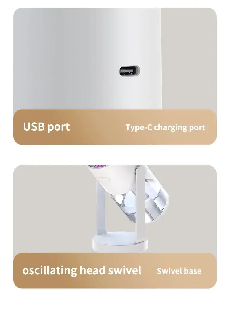Starry Sky USB Aromatherapy Humidifier, Essential Oil Atomizer