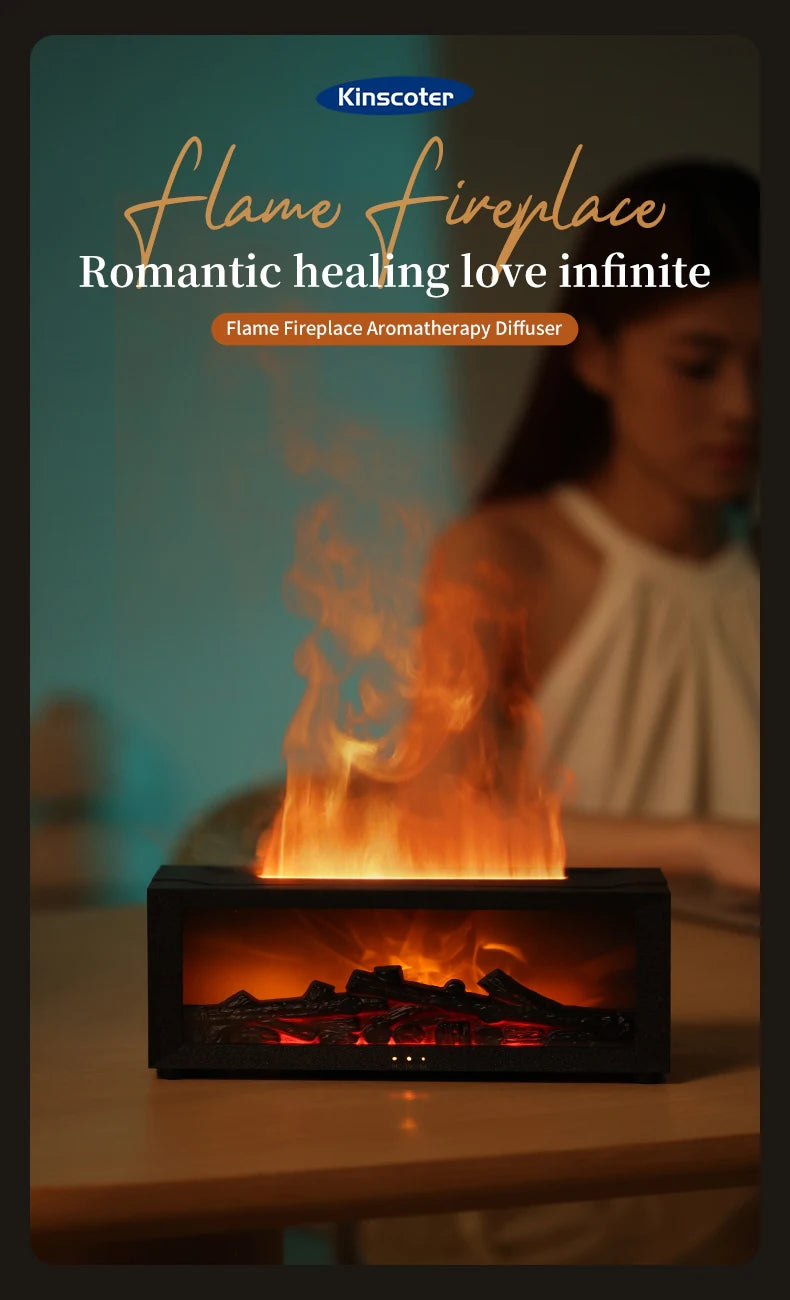 Fireplace Humidifier & Essential Oil Diffuser
