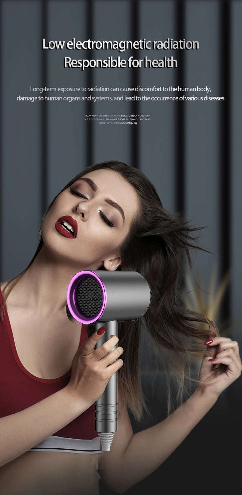 Professional Quick Dry Hair Dryer & Brush