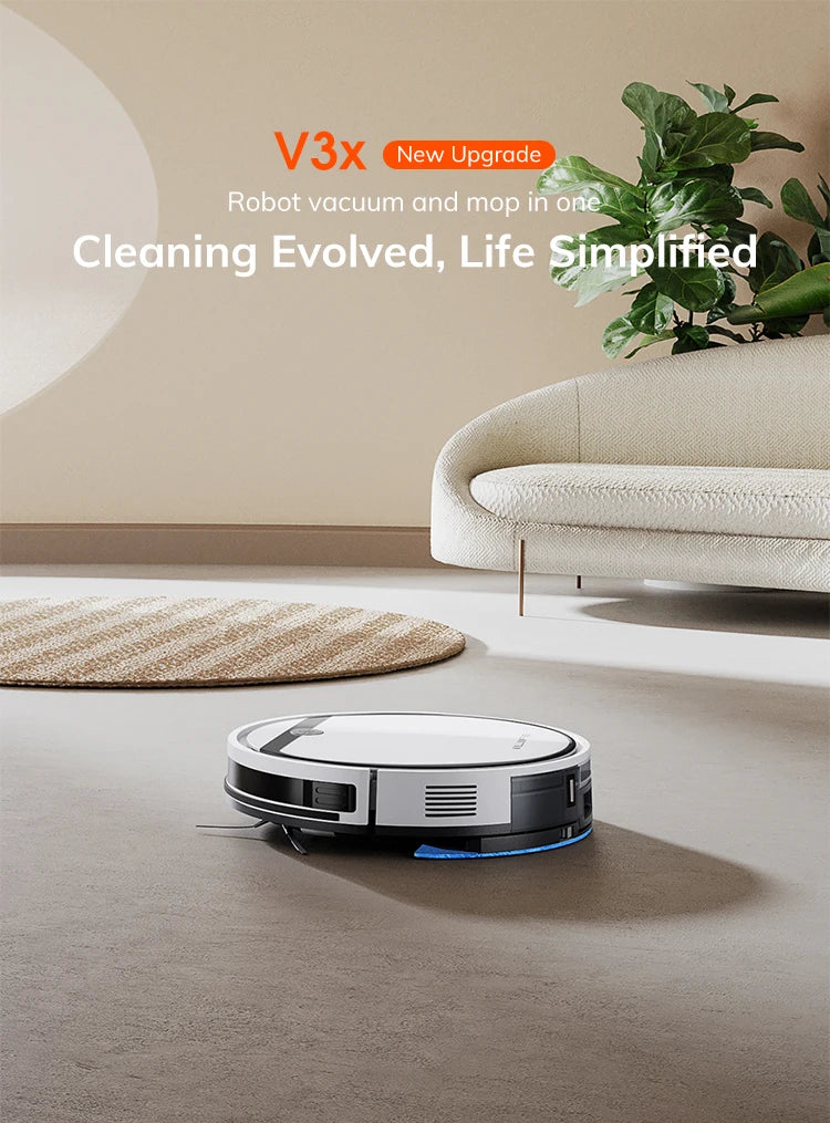 Robot Vacuum & Mop Combo, 3000Pa, Alexa/Google Compatible