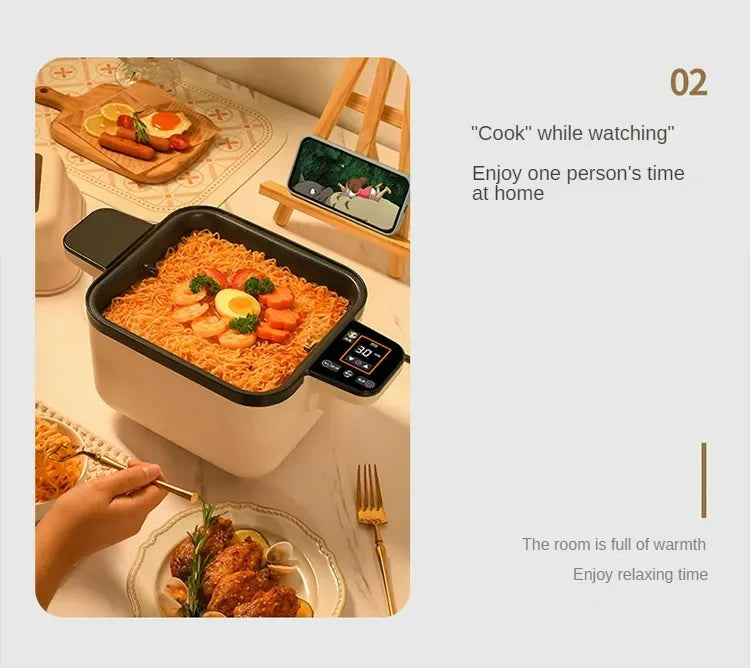 Smart Kitchen Robot with Automatic Stir-Fry Rotation
