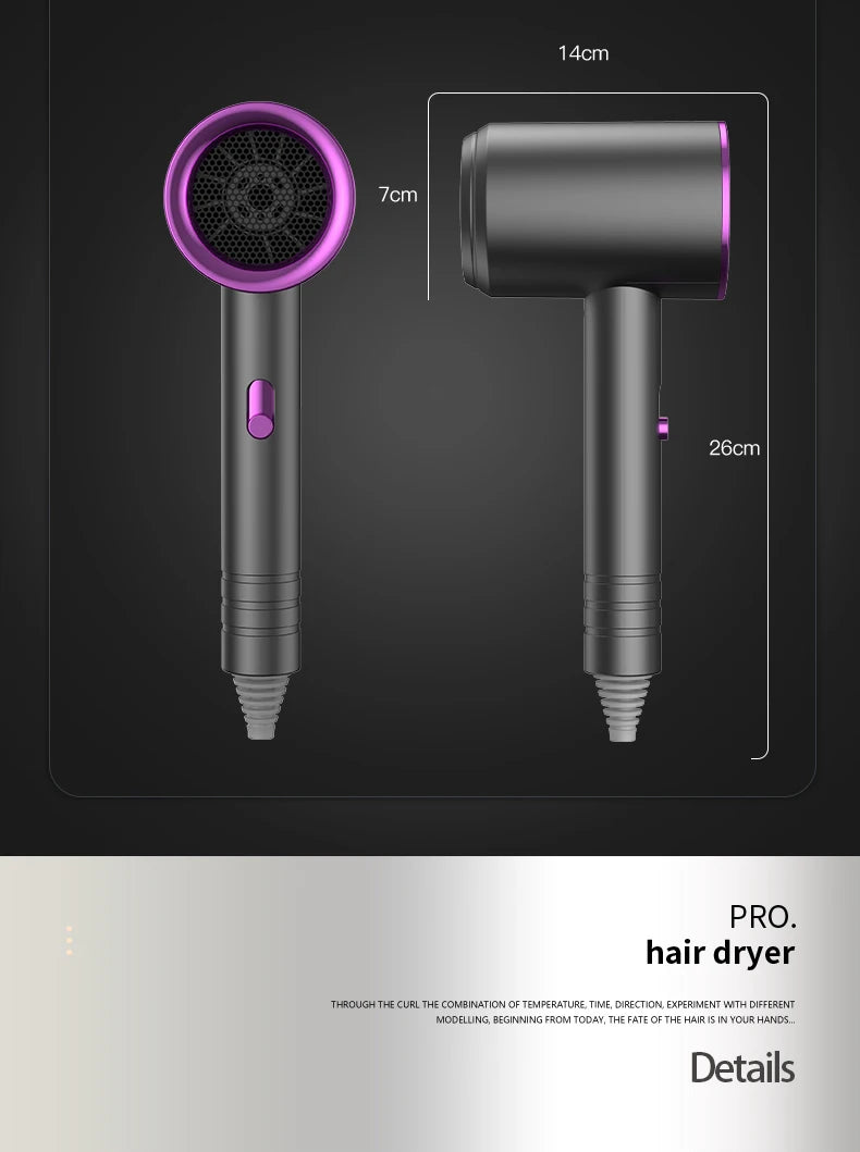 Professional Quick Dry Hair Dryer & Brush