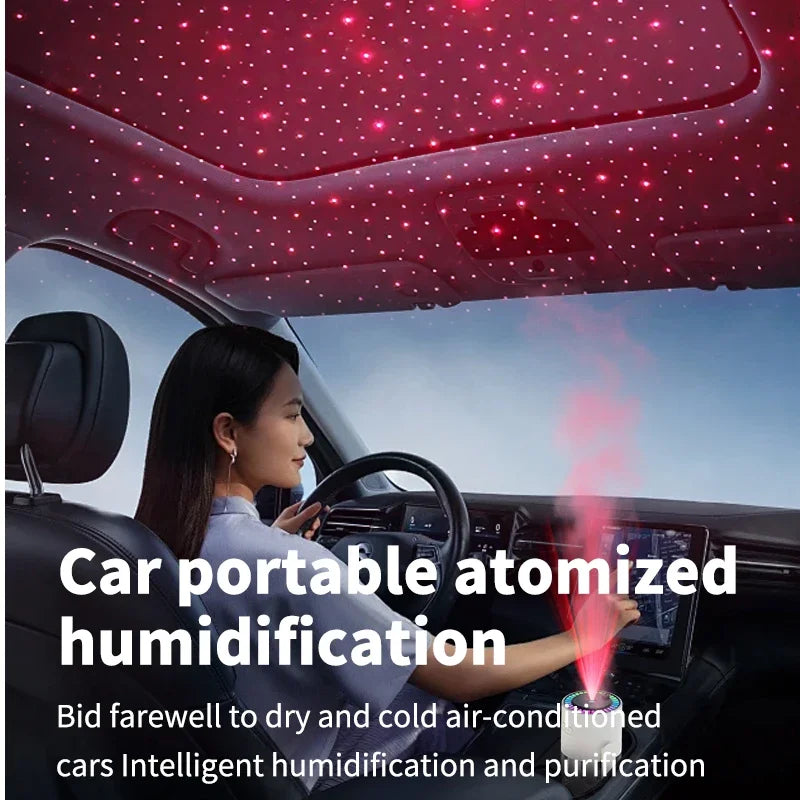 Starry Sky USB Aromatherapy Humidifier, Essential Oil Atomizer