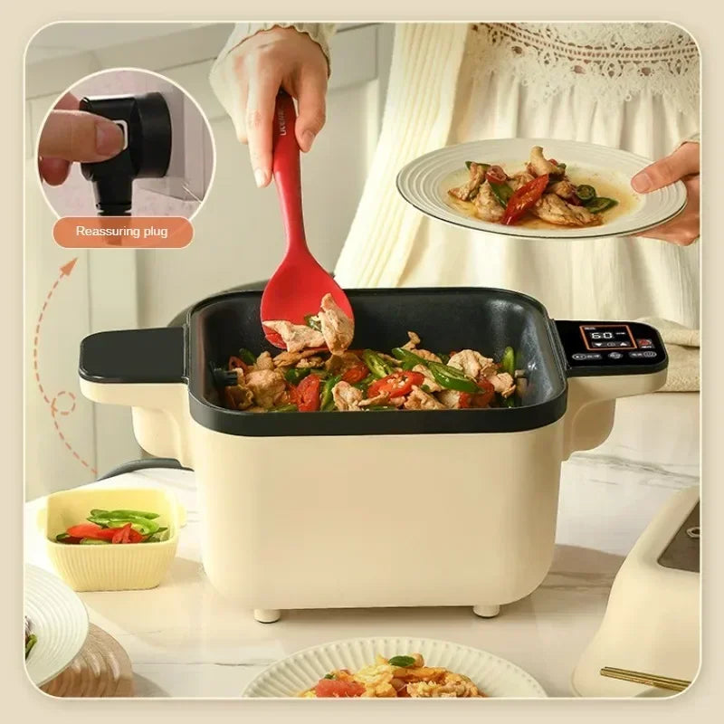 Smart Kitchen Robot with Automatic Stir-Fry Rotation
