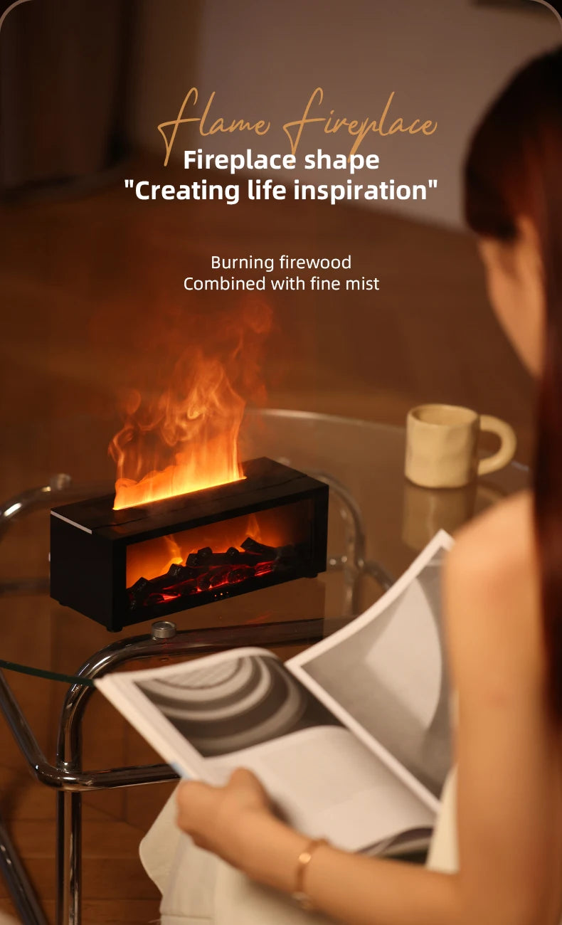Fireplace Humidifier & Essential Oil Diffuser