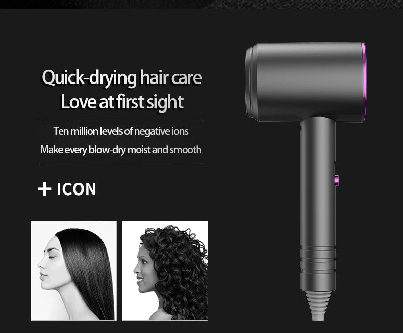Professional Quick Dry Hair Dryer & Brush