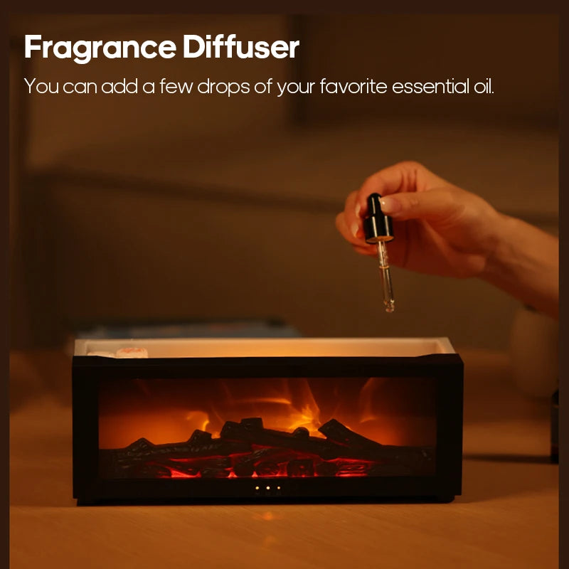 Fireplace Humidifier & Essential Oil Diffuser