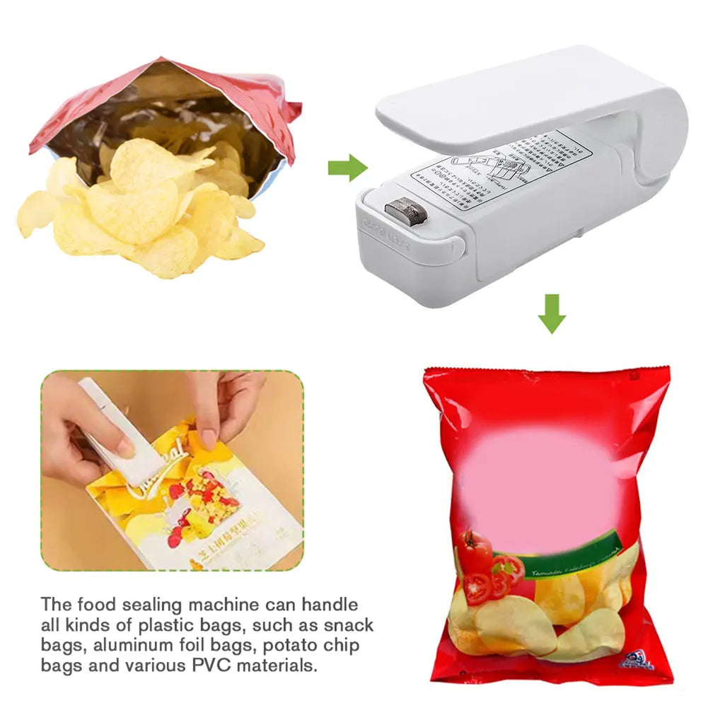Mini Heat Sealing Machine for Food & Snacks