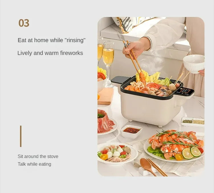 Smart Kitchen Robot with Automatic Stir-Fry Rotation