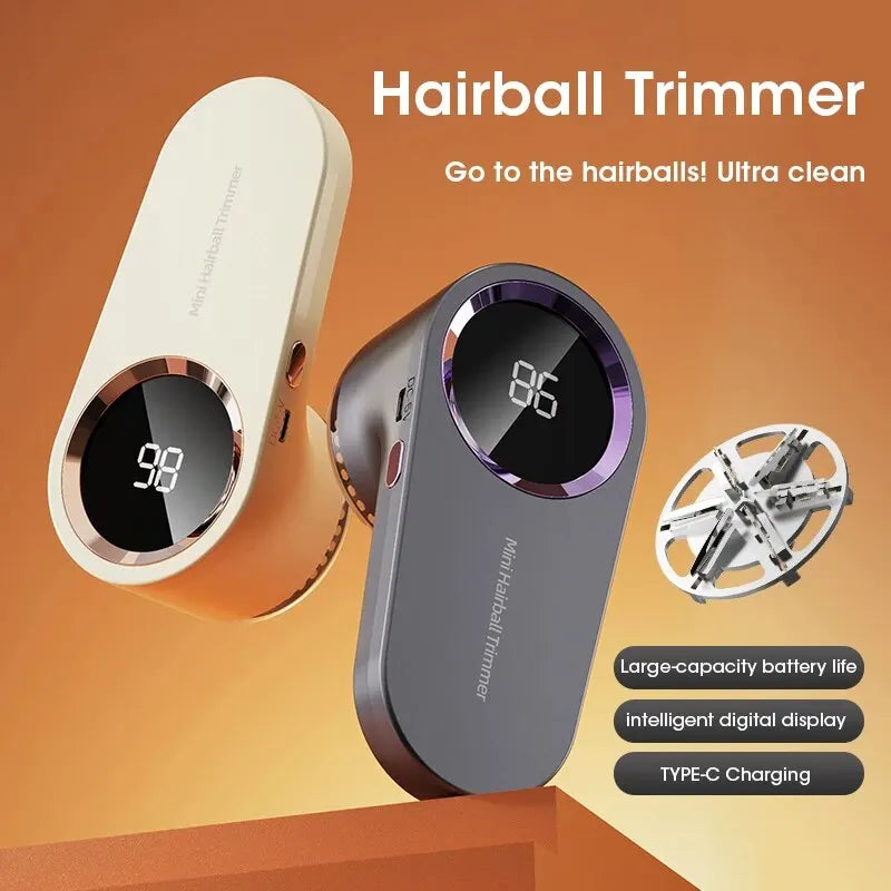 LED Digital Lint Remover USB Rechargeable Fabric Shaver