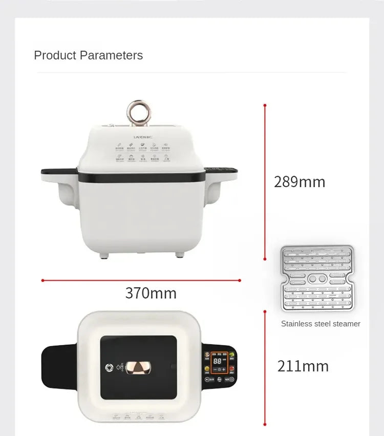 Smart Kitchen Robot with Automatic Stir-Fry Rotation