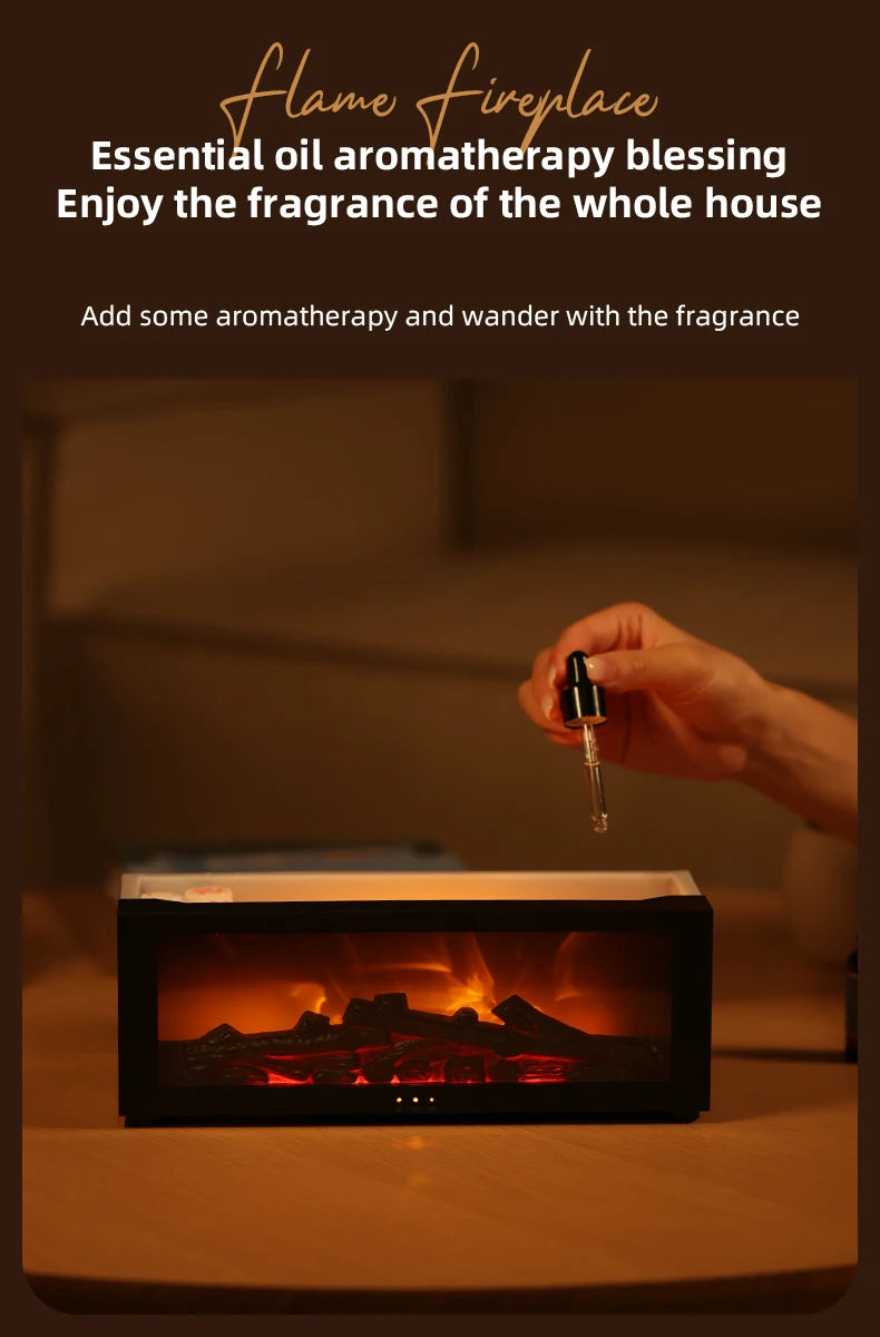 Fireplace Humidifier & Essential Oil Diffuser