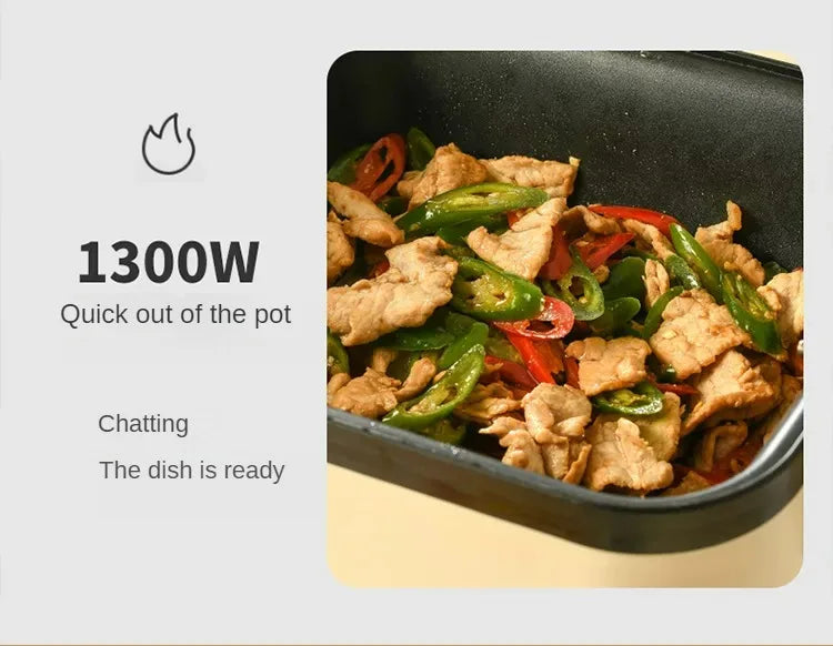 Smart Kitchen Robot with Automatic Stir-Fry Rotation