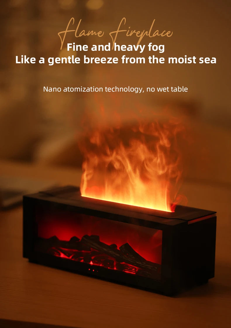 Fireplace Humidifier & Essential Oil Diffuser