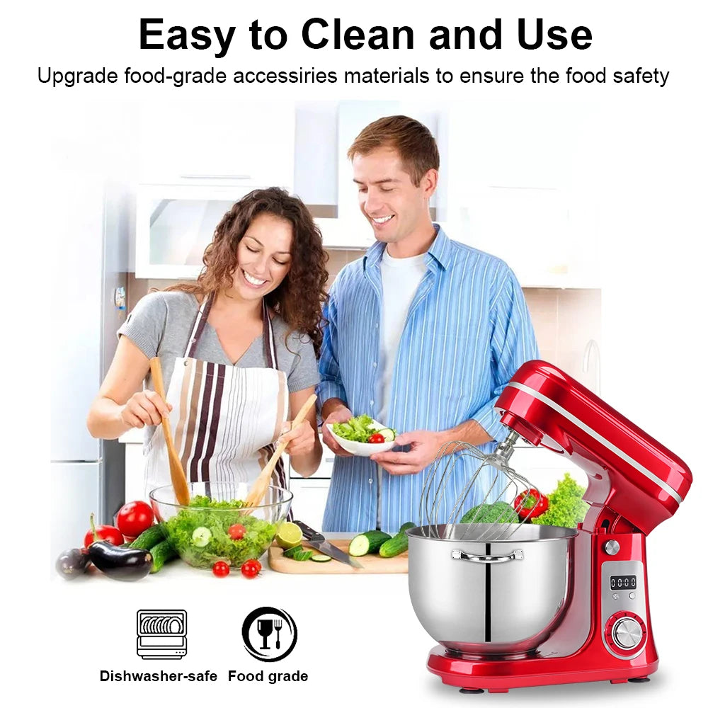 BioloMix 6L Stainless Steel Stand Mixer
