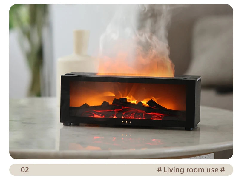 Fireplace Humidifier & Essential Oil Diffuser