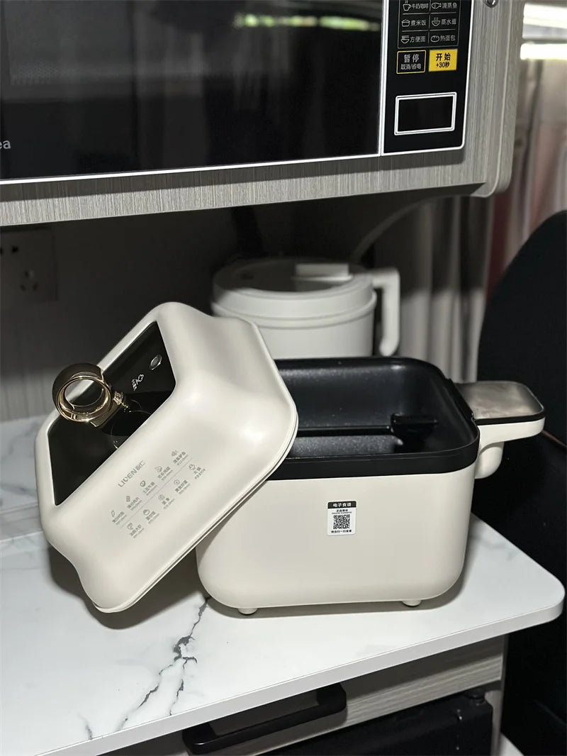 Smart Kitchen Robot with Automatic Stir-Fry Rotation