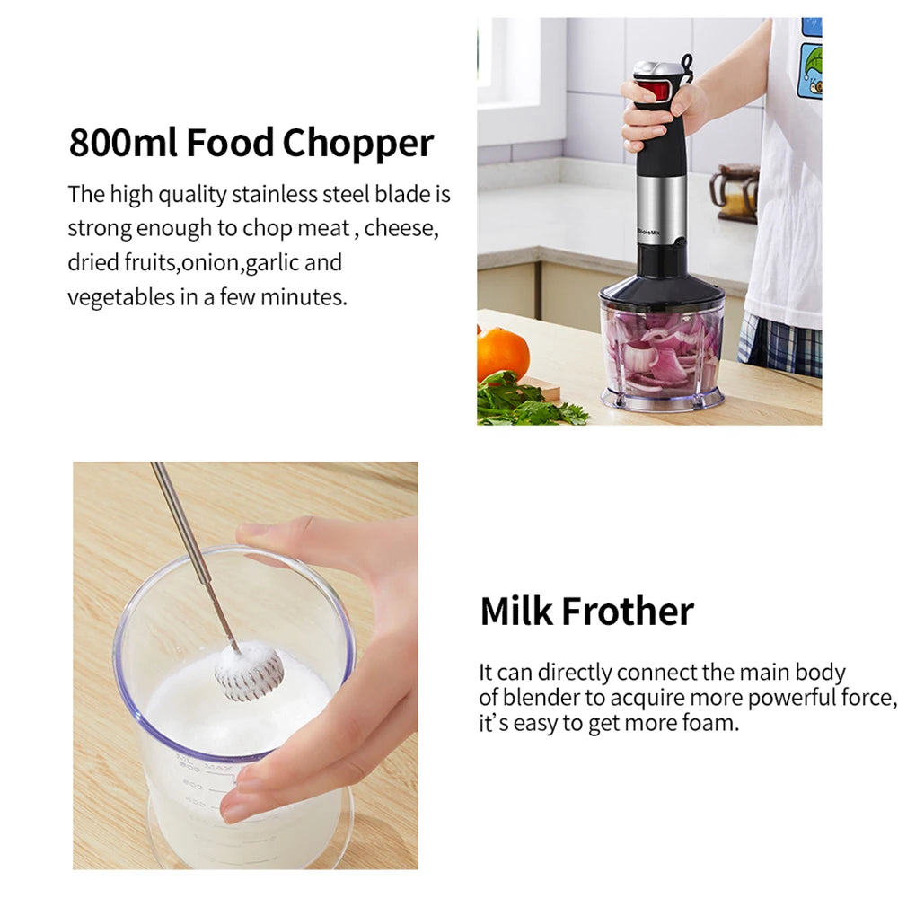 BioloMix 5-in-1 Hand Blender Set