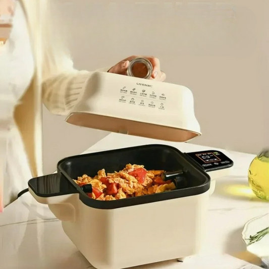 Smart Kitchen Robot with Automatic Stir-Fry Rotation
